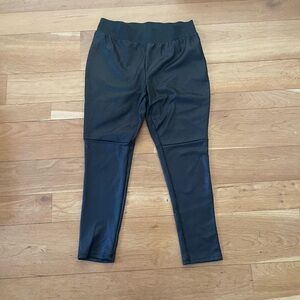 INC International Concepts Black High-Waist Leggings